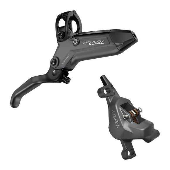 SRAM Level Bronze Stealth Disc Brake Lever - Front Post Mount 2-Piston Aluminum Lever SS Hardware Dark Polar C1