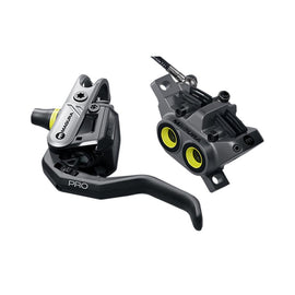 Magura Gustav Pro Disc Brake Lever - Front Rear Post Mount 4-Piston BLK/Anthracite Gray