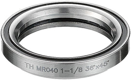 FSA Stainless ACB Bearing 1-1/8" Diameter 36x45° Contact Angle Headset Use – Stainless Steel