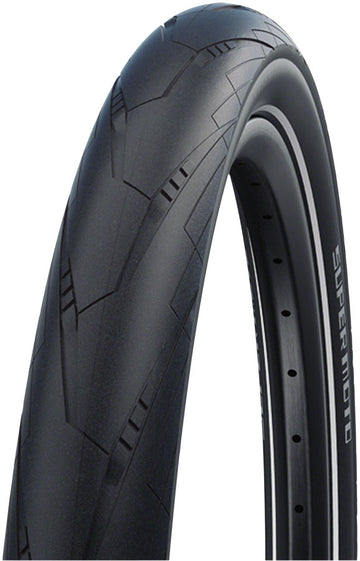 Schwalbe Super Moto Tire - 29 x 2.4 Clincher Wire BLK/Reflective Performance Addix RaceGuard DoubleDefense