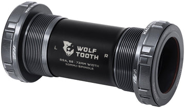 Wolf Tooth MK0 Bottom Bracket - English BSA 68/73mm For 30mm Spindle Shadow Gray
