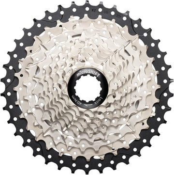 microSHIFT Sword Cassette - 10-Speed 11-38t Alloy Spider Satin Nickel