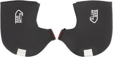 Bar Mitts Road Pogie Handlebar Mittens - Internally Routed Campy/SRAM/Newer Shimano No Zipper XL BLK