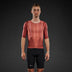 Men's Pi PRO/BLACK Mesh Jersey - AUBURN/SMOKED PAPRKIA / XS