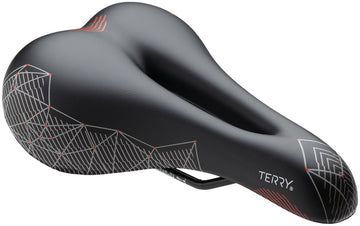 Terry Cite Y Gel Saddle - Steel Prism Red