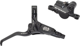 Promax Solve DSK-923 Disc Brake Lever Set - Rear 2-Piston Hydraulic Post Mount BLK