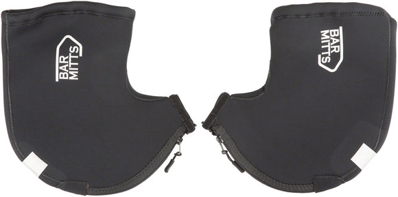 Bar Mitts Extreme Road Pogie Handlebar Mittens - Internally Routed Campy/SRAM/Newer Shimano No Zipper XL BLK