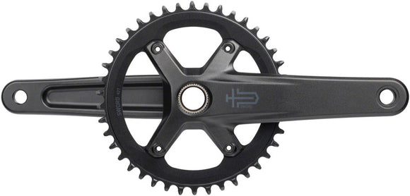 microSHIFT Sword 1x Crankset - 172.5mm 10-Speed 42t 110 Asym BCD  24mm Spindle BLK