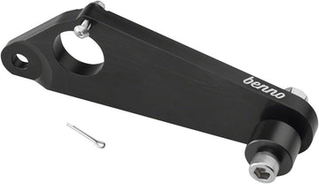 Benno Trailer Adapter QR Mount - Long Fits Boost EVO 1234 Black