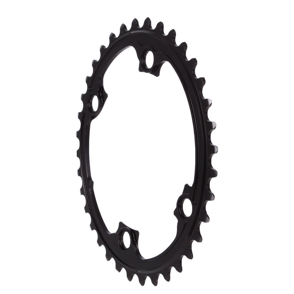absoluteBLACK Premium Oval 110 BCD Road Inner Chainring Shimano Dura-Ace 9100 - 36t 110 Shimano Asymmetric BCD 4-Bolt BLK