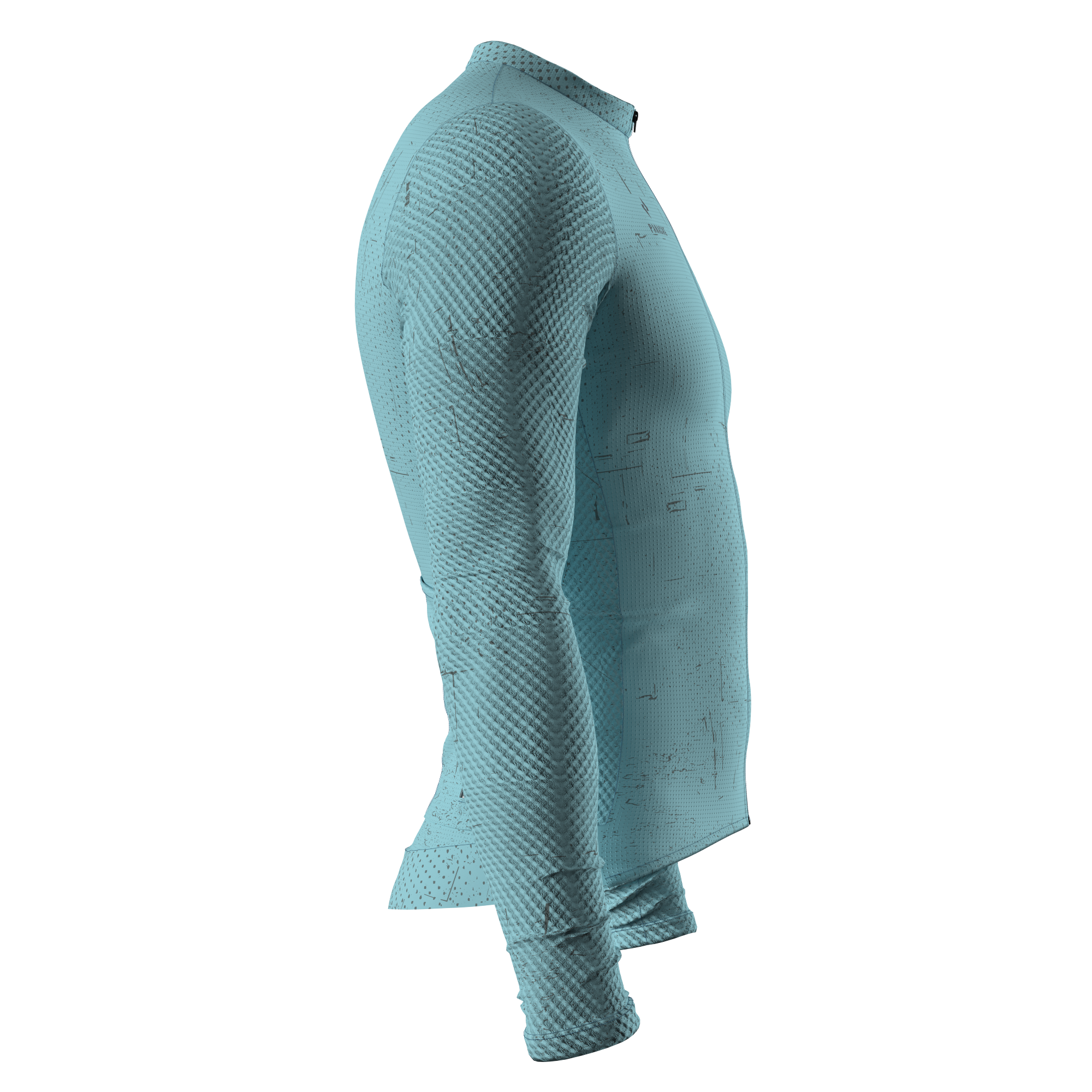 Panache M's Speed Air LS Jersey - Robin Egg Grunge