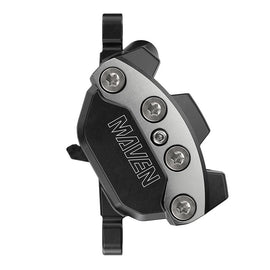 SRAM Maven Ultimate Disc Brake Caliper Assembly - Front/Rear Post Mount 4-Piston Silver/BLK A1