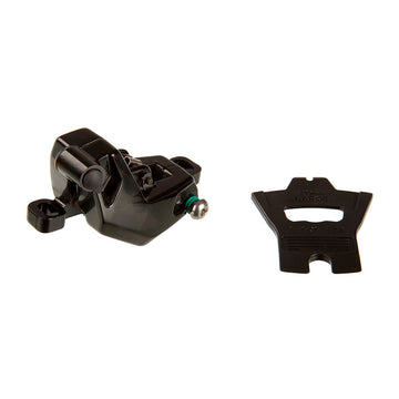 SRAM Motive Silver Disc Brake Caliper Assembly - Front/Rear Post Mount 4-Piston Gloss BLK A1+
