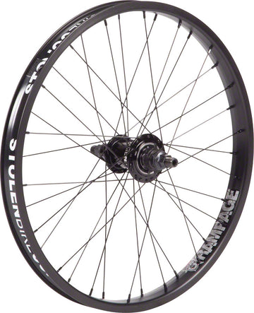 Stolen Rampage Rear Wheel - 20" 14 x 110mm Rim Brake Freecoaster BLK Clincher
