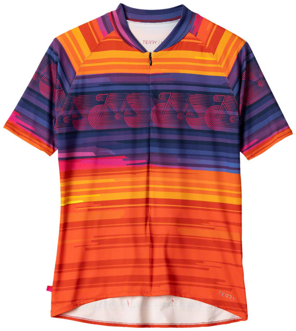 Terry Soleil Flow Short Sleeve Jersey - Women's Horizoom Medium