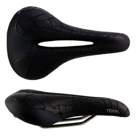Terry Butterfly Ti Saddle - Titanium Black Women's