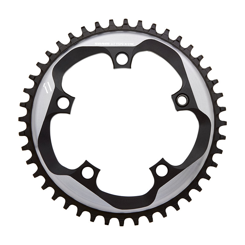 SRAM 44T 11sp BCD: 110mm 5 Bolts X-Sync Outer Chainring For X-Sync Aluminum Grey 11.6218.015.003