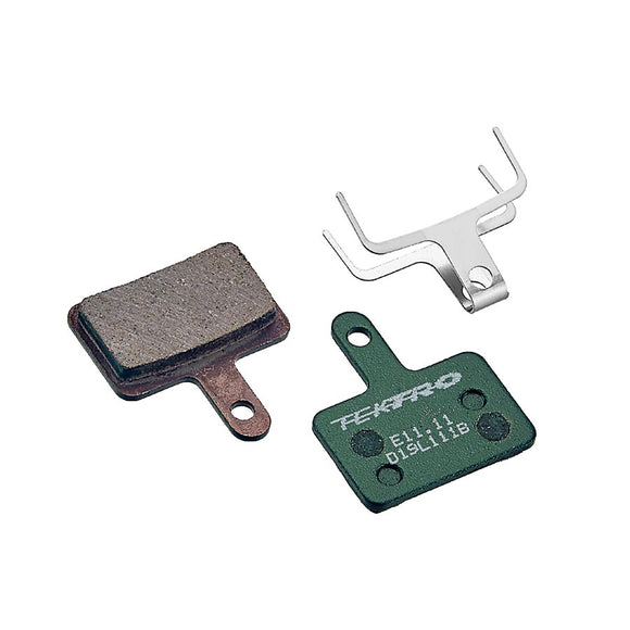 Tektro E11.11 Disc Brake Pad - Low Noise Resin Compound 5mm Thickness For 2-Piston Brake Caliper