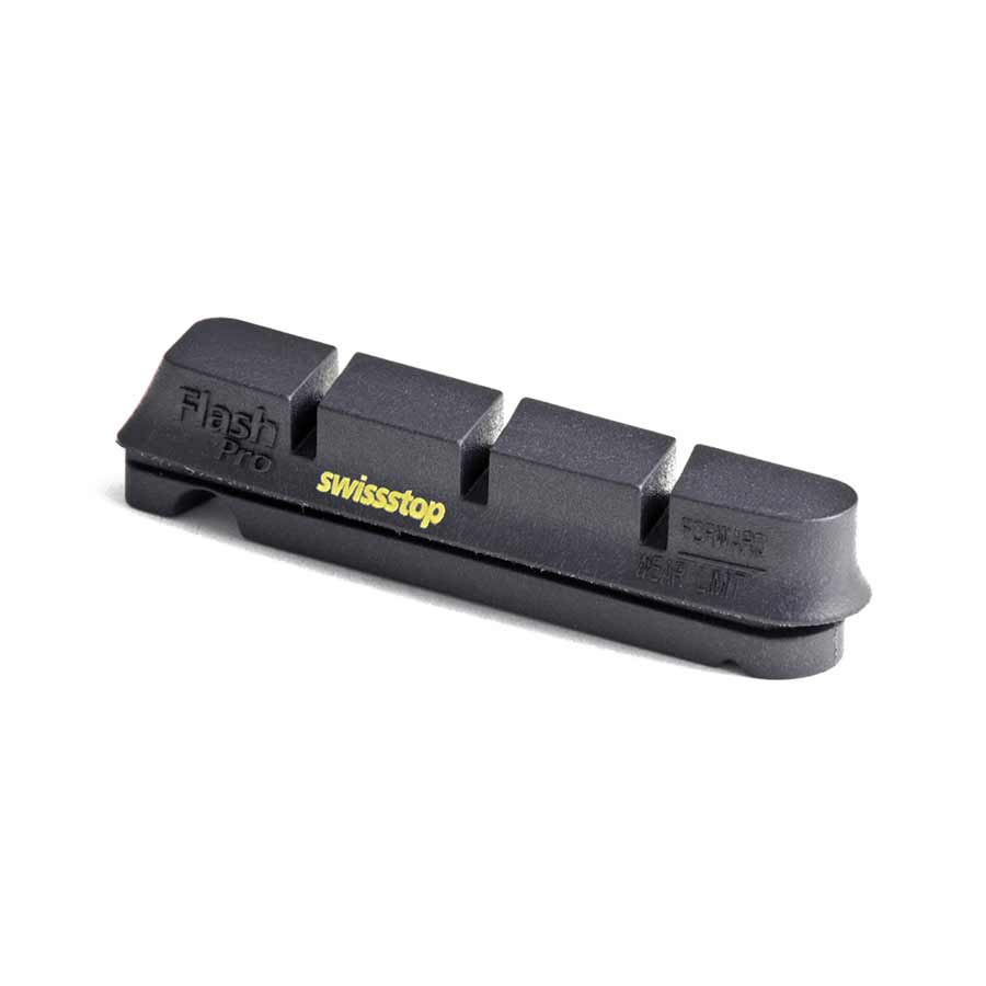 SwissStop FlashPro Replacement pads for carbon rims Shimano Black Prince Pack of 4