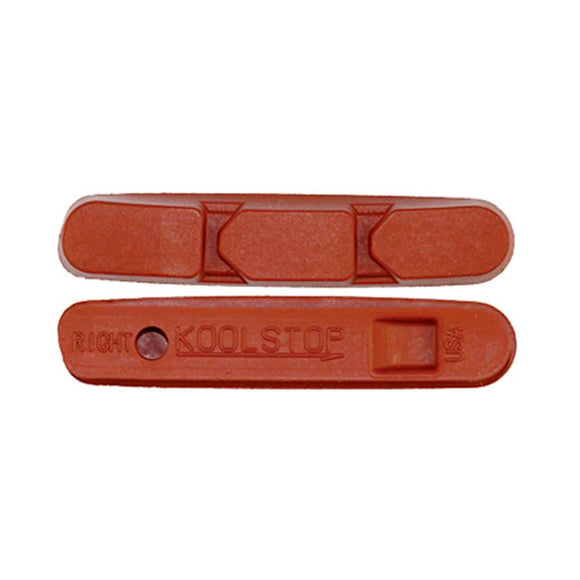 Kool Stop Campagnolo Super Record Road Caliper Pads Threaded posts Salmon Pair