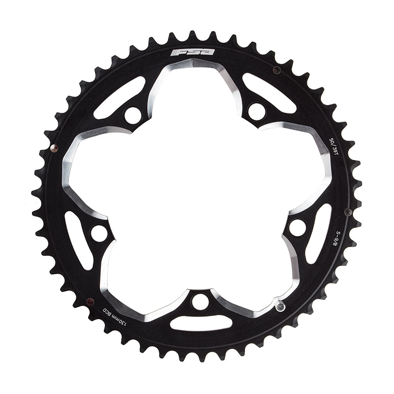 FSA Alloy Road 50T/130mm Triple S-9 Black