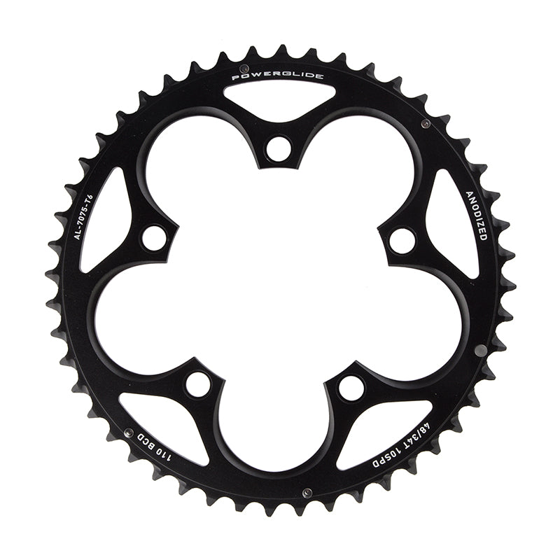 SRAM Force/Rival/Apex 48T 10-Speed 110mm BLK Chainring GXP Crank Long Over-shift Pin Use 34T