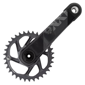 SRAM XX1 Eagle DUB Crankset Speed: 11/12 Spindle: 28.99mm BCD: Direct Mount 34 DUB 175mm Grey MTB