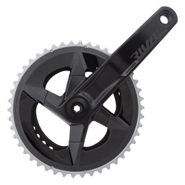 SRAM Rival AXS Crankset - 170mm 12-Speed 46/33t 107 BCD DUB Spindle Interface BLK D1
