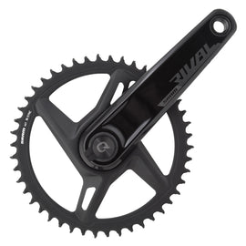 SRAM Rival D1 Quarq Wide 1x Power Meter Crankset Speed: 12 Spindle: 28.99mm 46 DUB 170mm Black Road Disc