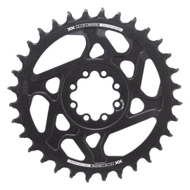 SRAM XX SL Eagle T-Type Direct Mount Chainring - 32t 12-Speed 8-Bolt Direct Mount 0mm Offset Aluminum BLK/Silver D1