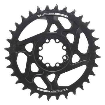 SRAM XX SL Eagle T-Type Direct Mount Chainring - 32t 12-Speed 8-Bolt Direct Mount 0mm Offset Aluminum BLK/Silver D1