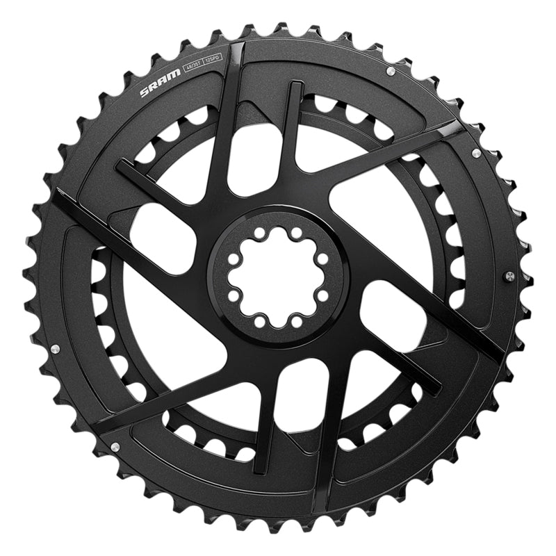 SRAM Rival 2x Chainring Kit - 46/33t 2x12-Speed 8-Bolt Direct Mount Black E1