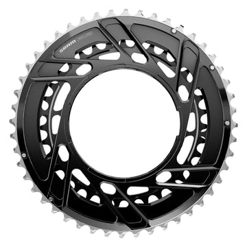 SRAM Force 2x Thread Mount Chainring - 46/33t 12-Speed Thread Mount For Force E1 AXS PM Spider BLK E1