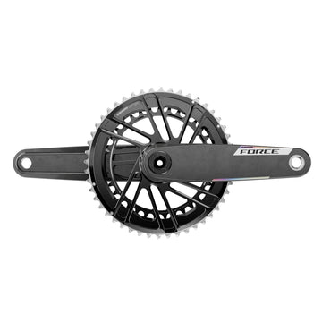 SRAM Force 2x E1 Crankset Speed: 12 Spindle: 28.99mm BCD: Direct Mount SRAM 8 Bolt 50/37 DUB 175mm Black Road