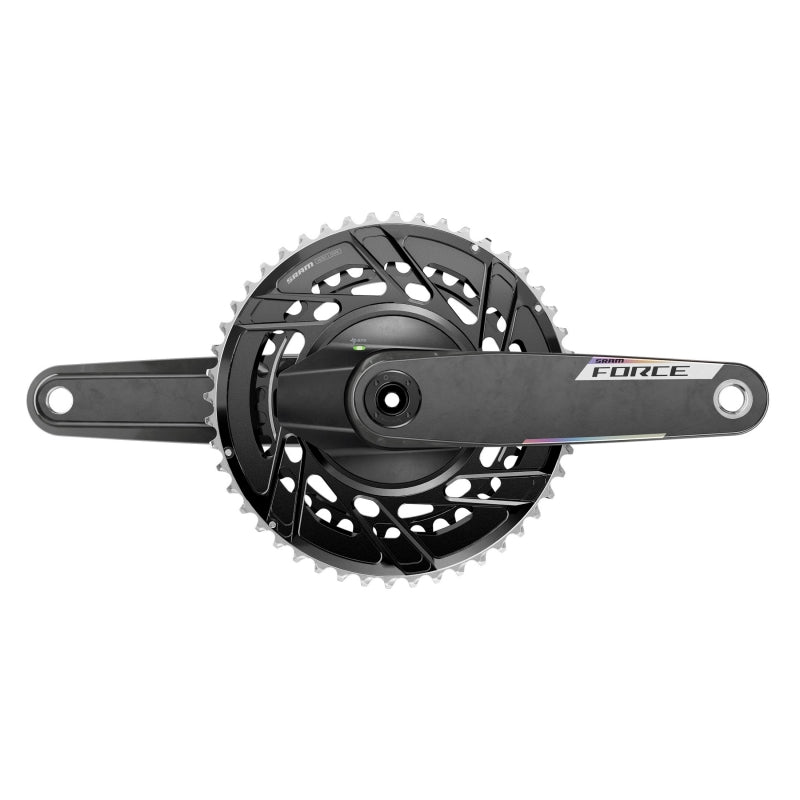SRAM Force AXS Power Meter Crankset - 165mm 12-Speed 50/37t Thread Mount 8-Bolt PM Spider DUB Spindle Carbon E1