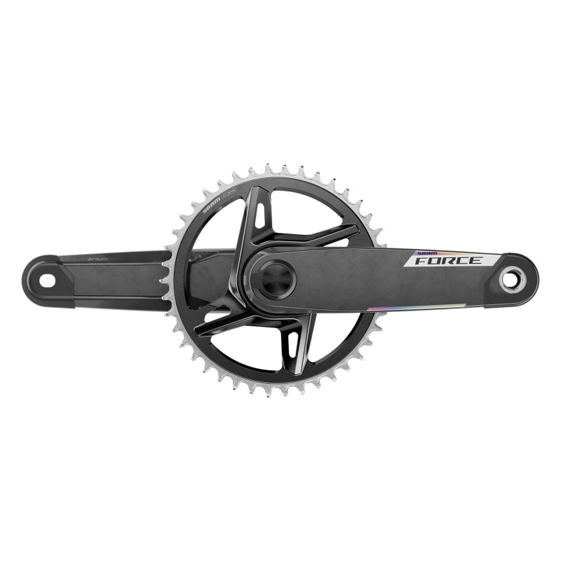 SRAM Force 1x XPLR AXS Power Meter Wide Crankset - 165mm 12/13-Speed 42t 8-Bolt Direct Mount DUB PM Spindle Carbon E1