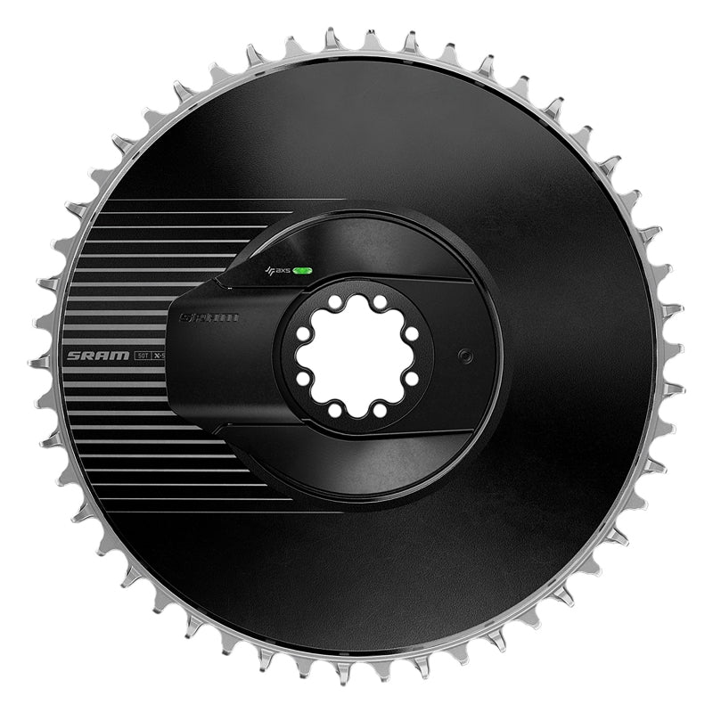 SRAM RED AXS Aero Power Meter Chainring Kit - 46t 12/13-Speed 8-Bolt Direct-Mount 6.5mm Offset BLK E1