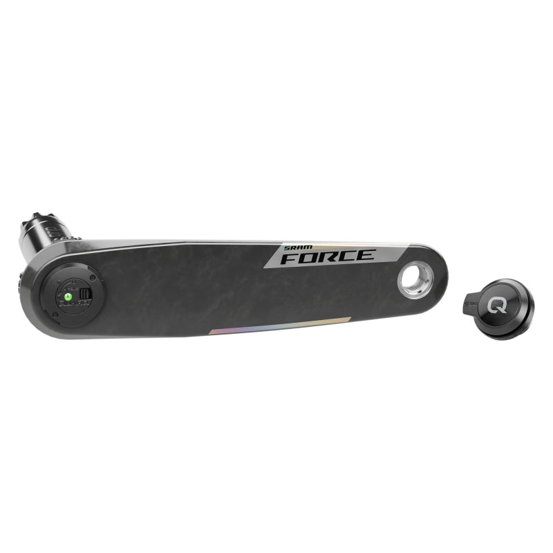SRAM Force AXS Wide Left Crank Arm Power Meter Spindle Assembly - 170mm 12/13-Speed DUB PM Spindle Carbon E1