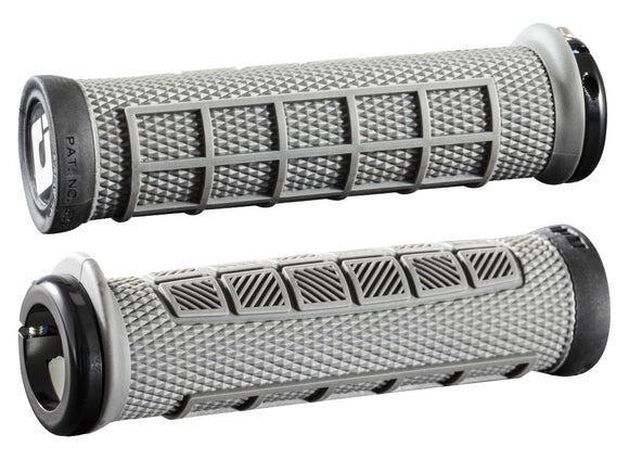 ODI Elite Pro Grips - Graphite Black Lock-On