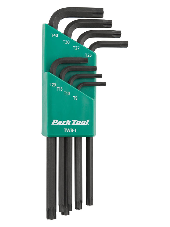 Park Tool TWS-1 L-Shaped Torx Compatible Wrench Set with Holder