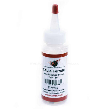 Wheels Manufacturing Housing Stop 5mm Brass 50pcs