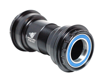Wheels Manufacturing PressFit 30 to Shimano Bottom Bracket ABEC-3 Bearings BLK Cups