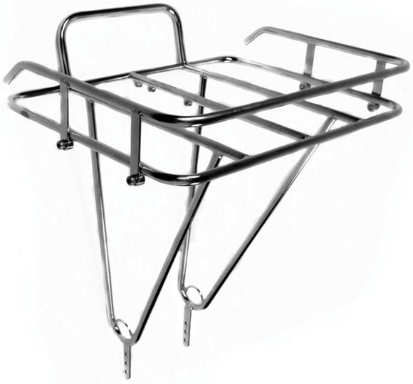 Velo Orange Porteur Front Rack: Polished Stainless Steel