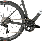 SCOTT Addict RC Pro Bike - Cumulus White/Carbon Black, drive side detail