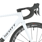 SCOTT Addict RC Pro Bike - Cumulus White/Carbon Black, additional view