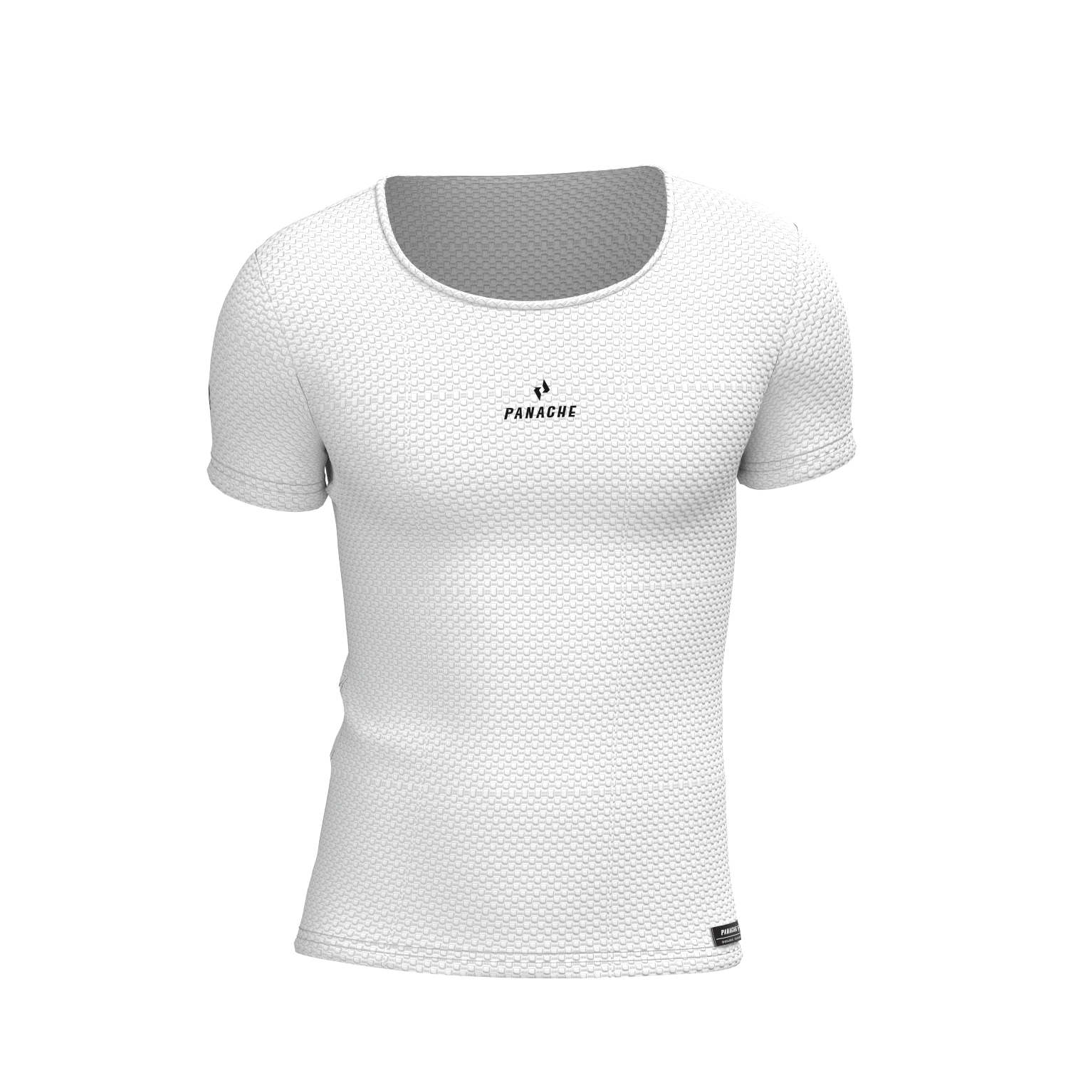 Panache M's & W's Short Sleeve Base Layer - White