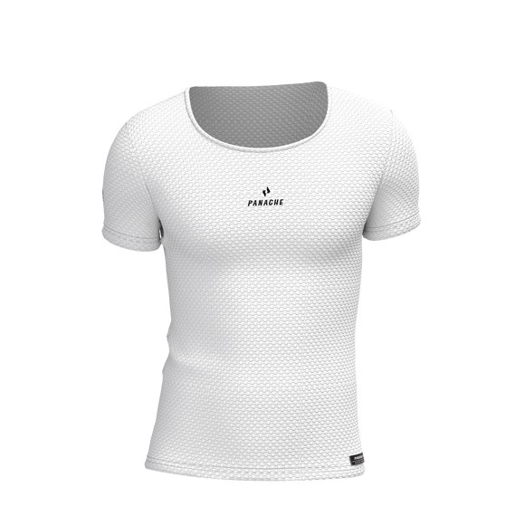 Panache M's & W's Short Sleeve Base Layer - White