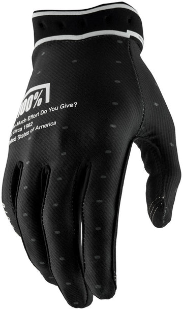 100% Ridefit Gloves - Black X-Large