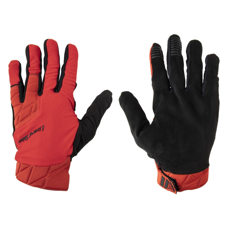 Lizard Skins Monitor Ops Full Finger Gloves Crimson Red L Pair
