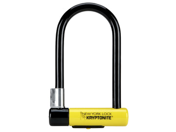 Kryptonite New York U-Lock - 4 x 8" Keyed Black Includes bracket